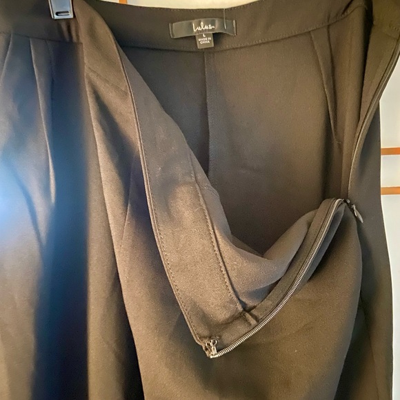 Pleated, side-zip dress pants - Picture 4 of 12